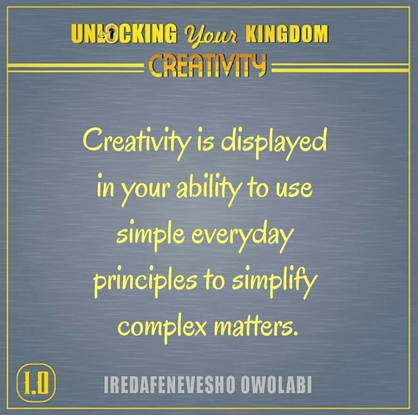 creativity is simplicity